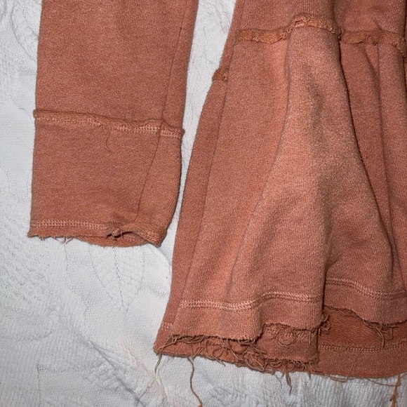 Free People Tiered zip up hoodie - Picture 7 of 7